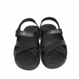 Lightweight Wear Resistance Antistatic Sandals Black PU_SPU